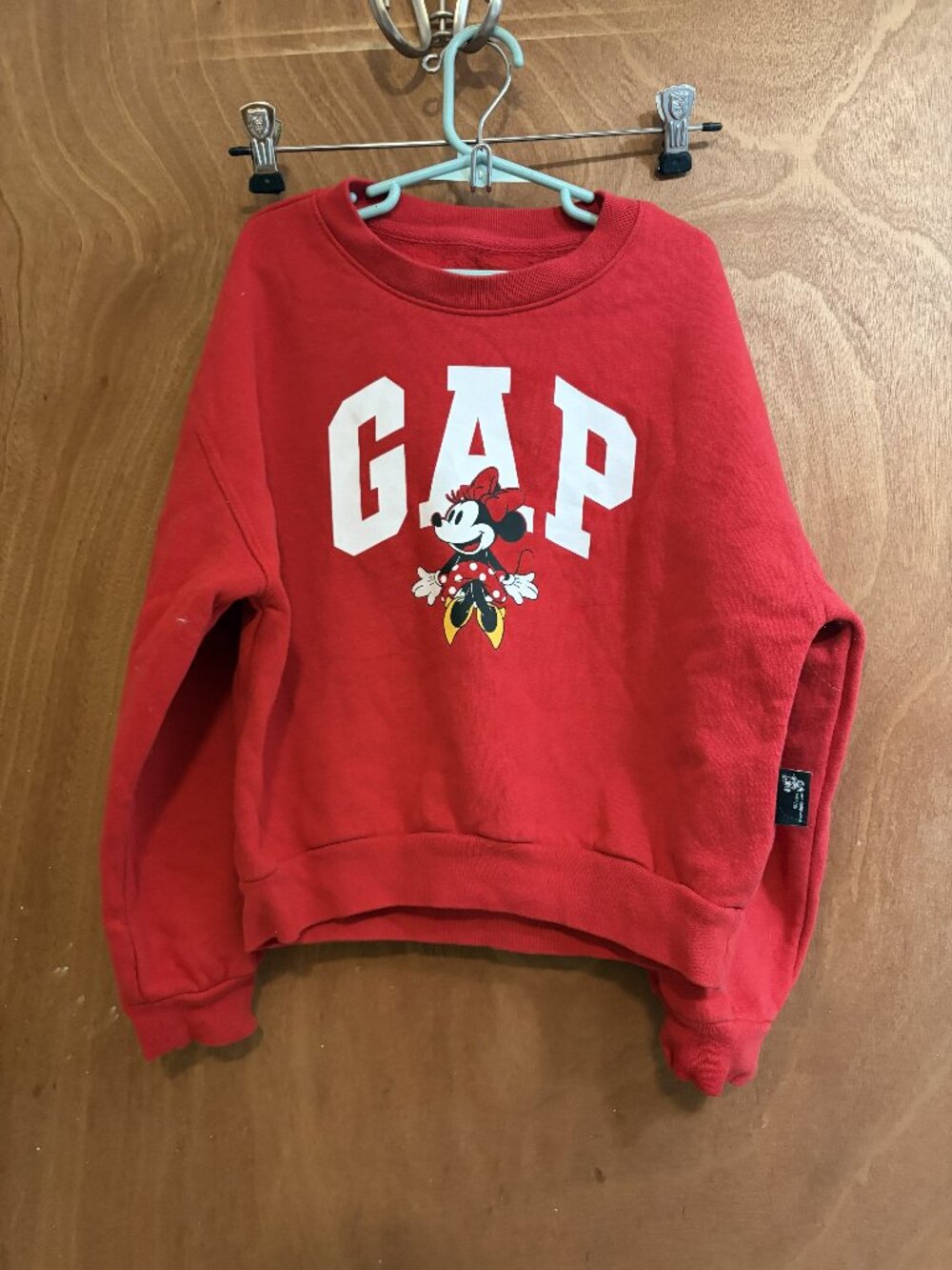 Girl's size 8 Gap Mickey Mouse Red Sweatshirt